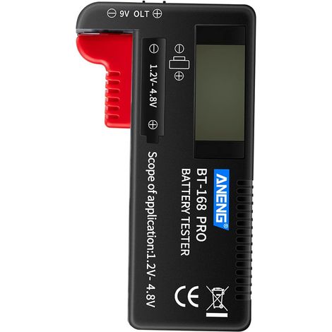 Batterie-tester Bt-168 Pro - Digitale Anzeige - Universelles Diagnosewerkzeug - Überprüfung Von Knopfzellen D C Aaa Aa
