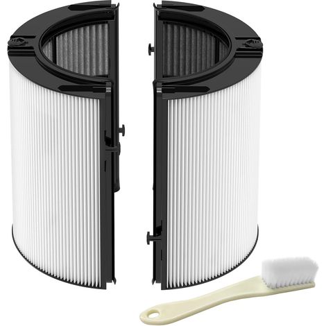 Ersatzfilter H13 2-in-1 Hepa Und Aktivkohle Kompatibel Mit Dyson Tp06 Hp06 Ph01 Ph02 Ph03 Ph04 Hp09 Tp09 Hp10 Tp10 Lüfter-luftreiniger Glas Kombiniert 360°