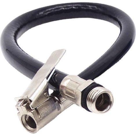 1 Stück Reifenventil Gummischlauch Pumpe Schlauch Fahrzeug Reifen Aufpumpen Schlauch Hochwertiger Reifen Aufpumpen Schlauch Schwarz Gummi Reifenfüllschlauch