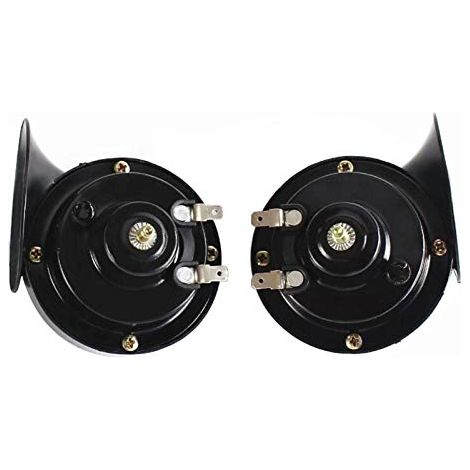Leistungsstarke Auto-hupe 12v Universal, Super-lkw-motorradhorn 300db, Zug-hupe Für Autos, Wasserdicht, Nebelhorn Luftdruck Für Lkw, Auto, Motorrad, Boot Und Fahrrad (schwarz)