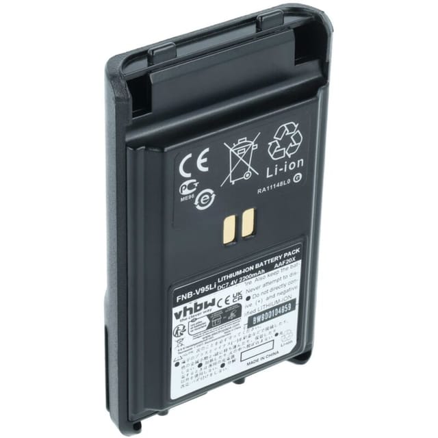 Akku kompatibel mit Vertex / Yaesu VX351, VX350, VX-354, VX-351, VX354, VX-350 Funkgerät, Walkie Talkie (2200 mAh, 7,4 v, Li-Ion) - Vhbw