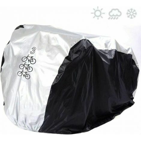 Lhousse De Vélo Pour 3 Vélos - Étanche - Résistante À La Poussière - Protection Uv