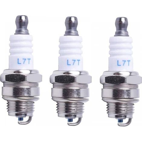 Zündkerze L7t Für Kettensägen, Rasenmäher Und Kleine Motoren – Ersatzteil Kompatibel Mit Husqvarna, Ngk Bpmr7a (4626), Rcj6y, Champion, Bosch Wsr6f – 3er-pack