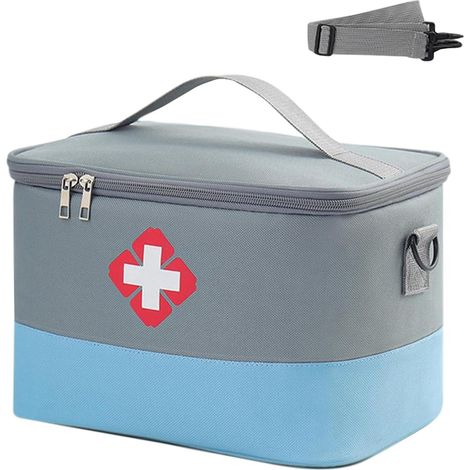Leere Erste-hilfe-tasche, Avce-gurt-apothekentasche, Große Kapazität Reise-medikamenten-tasche, Tragbares Erste-hilfe-set, Für Zuhause, Büro, Reisen, Krankenschwestern