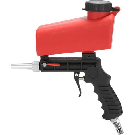 Tragbare Pneumatische Sandstrahlmaschine, Professionell, Zum Entfernen Von Farbspritzern Und Rost (rot)