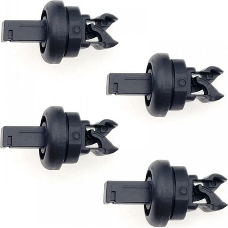 4x Clip Für Gepäckregal Im Kofferraum Des Autos 79916jd00a, 7705099001 8200675047 Befestigungsclips Für Rücksitzregal Auto, Schwarze Kunststoffverzierungshalterungen