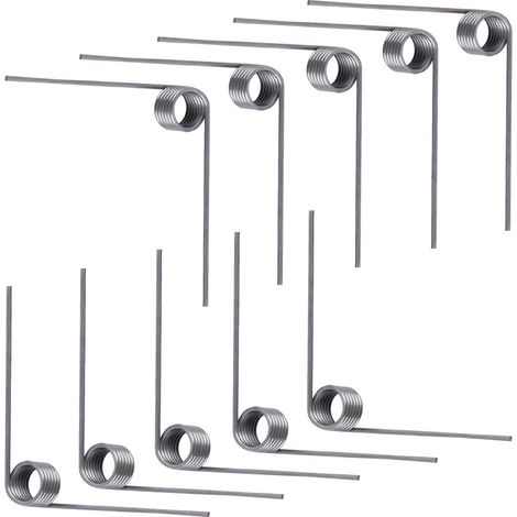 10 Stück Torsionsfedern, Rückholfedern, Drahtdurchmesser 0,7 Mm, Außendurchmesser 5 Mm, 6 Windungen, Winkel 90°, Für Heimreparaturen
