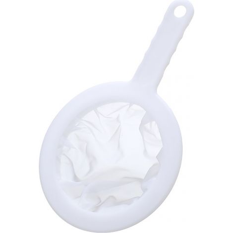 2-teiliges Sieb Mit Feiner Masche, Joghurt-sieb Aus Nylon-gewebe, Kunststoff-sieb Mit Ultrafeinen Maschen, Mini-saft-sieb, Weißes Honig-sieb Mit Griff Für Sojamilch Und Wein