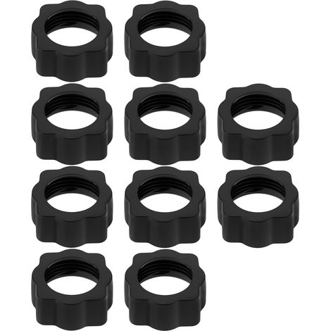 10 Stück Gewindekugeladapter Für Auto-handyhalterung Mit Sicherungsmutter, Passend Für 17-mm-kugeladapter, Dvr-kamera-zubehör, Pflaumenblütenform