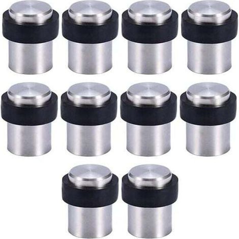 10 X Türstopper Aus Edelstahl Für Bodenmontage, 4,5 Cm, Türblockierer
