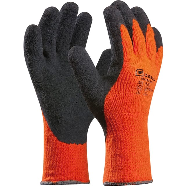 Arbeitshandschuh Winter Grip Arbeitshandschuh Größe 9 1 Paar - Gebol