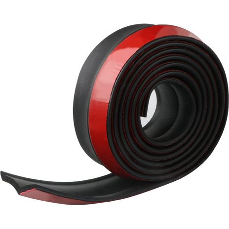 2,5 M Vielseitiger Gummidichtungsstreifen, Garagentor-dichtungsstreifen, Rollladen-dichtungsstreifen, Wetterfester Rand, Vollständig Versiegelt (5x60mm)