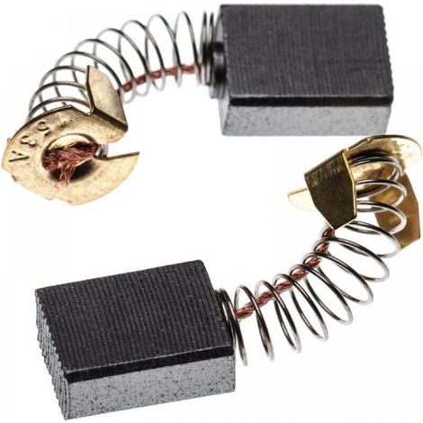 2 Kohlebürsten 6,5 X 13 X 17 Mm, Passend Für Elektrowerkzeuge, Mit 22-mm-feder
