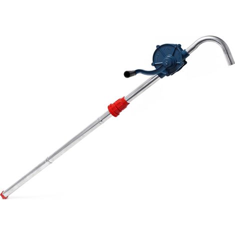 Wiltec Handkurbel-öl-/dieselpumpe – Förderleistung 22 L/min – Saugrohr 975 Mm, Anschluss Für Fass G2 – Absaugen Und Umfüllen Für Werkstatt, Auto, Rasenmäher, Motorrad