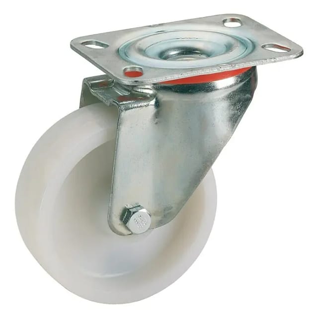 Dörner+helmer - Lenkrolle Polyamid-Rad Industrierolle ø125mm Tragkraft 220kg Stahlfelge verzinkt