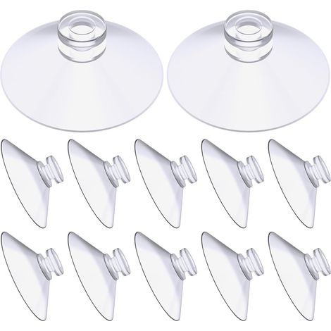 Saugnapf, 12 Stück Saugnapf Für Glastisch, Mini-saugnapf, Extra Starke Pvc-aufhängung, Isolierender Saugnapf, Einfache Transparente Saugnäpfe Für Glas, Fliesen, Wandmontage (30 Mm)