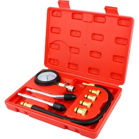 Kompressionstester, Zündkerzentester, Manometer-kit Zum Testen Von Motorrädern, Autos, Außenbordmotoren, Kettensägen Und Motorschlitten, Pkw, Gasmotoren