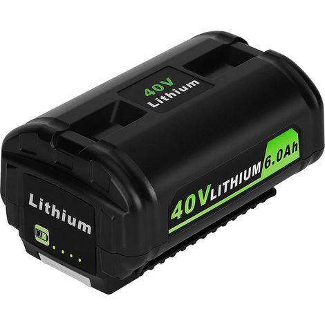 Neu Für Ryobi 40v Akku 6,0ah Ersatz Für Ryobi 40v Op4040 Op40401 Op4026 Op40261 Op4050 Op40201 Op40601 Kompatibel Mit Kabellosen Elektrowerkzeugen Von Ryobi 40v