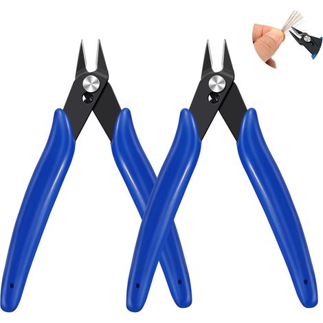 Petite Seitenschneider Mini Diagonalseitenschneider Präzisionsschneider Für 0,5 Mm Draht Elektronik Schmuck Reparatur 2 Stk