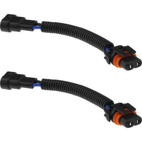 2 Stück Lampenfassungen H8 H11 Auf Hb4 Kompatibel Mit E90 E91, Umbauadapter Für Nebelscheinwerfer, Kabelbaumstecker Plug & Play 12v-24v, 18 Cm