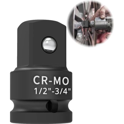 Adaptersockel 1/2 Auf 3/4, Chrom-molybdän-stahl (cr-mo), Reduzierstück, Vierkantadapter, Sockelanschluss, Ratschenadapter, Steckschlüsselsatz