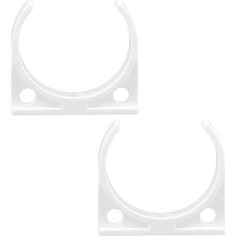 2 Stück Kunststoff-rohrklemmen, 57x62mm Wasserfilter-klemmen, Einfache Klemmen Für Kühlschrank-filter
