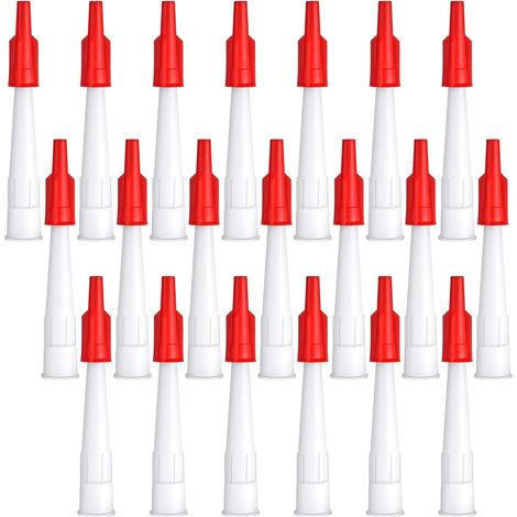 Kartuschenmundstücke, 20 Transparente Silikon-nachfüll-mundstücke Im Set, Silikon-kartuschenmundstück Für Silikonspritze, Dichtungs-düsen Für Küche Und Haushalt