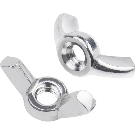 Flügelmutter 10 Stück M12, Flügelschrauben Din315 Flügelmuttern Aus Edelstahl A2 V2a, Flügelmuttern Mit Metallflügeln, Metrisches Gewinde