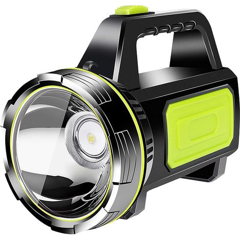 Led-taschenlampe, Extrem Stark, Wiederaufladbar Per Usb, 135000 Lumen, 6000 Mah, Mit Seitenlicht, Wasserdichte Hochleistungs-taschenlampe Für Notfälle, Wandern, Camping Und Jagd