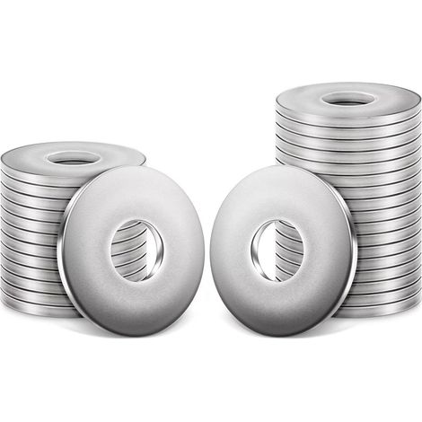 M10-metall-unterlegscheiben, 50 Stück M10 X 25 Mm Edelstahl-unterlegscheiben, Flach-unterlegscheiben Aus Edelstahl, Din9021 / Iso7093 Penny-unterlegscheiben Aus Edelstahl