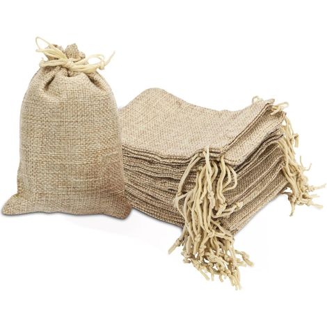Stoffbeutel 7x9cm Jutesack 30 Stück Dragee-beutel Mit Kordelzug Wiederverwendbarer Jutebeutel Ideal Zur Aufbewahrung Von Schmuck Hochzeits-tütchen Diy Dekoration Party Erstkommunion Kosmetik