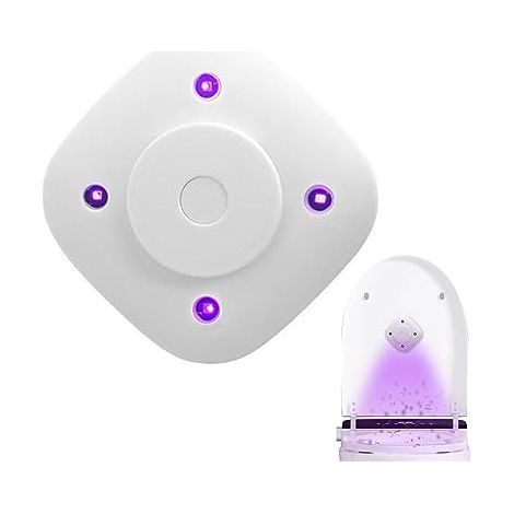 Nettoyant Uv Pour Cuvette De Toilette – Aromathérapie Électrique Stérilisateur De Toilettes Lampe Uv Nettoyant De Toilettes Sans Danger Pour Toilettes, Salles De Bains, Toilettes Zorq