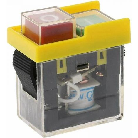 Wasserdichter Elektromagnetischer Schalter 5e4, 250 V, Magnetischer Startknopf, Schutz Gegen Spannungsausfall, Selbstverriegelnder Schalter