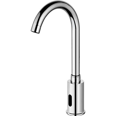 Vollautomatischer Infrarot-wasserhahn, Intelligenter Berührungsloser Warm- Und Kaltwasserhahn Mit Infrarot-auslauf, 6-teiliges Set Für Warm- Und Kaltwasser
