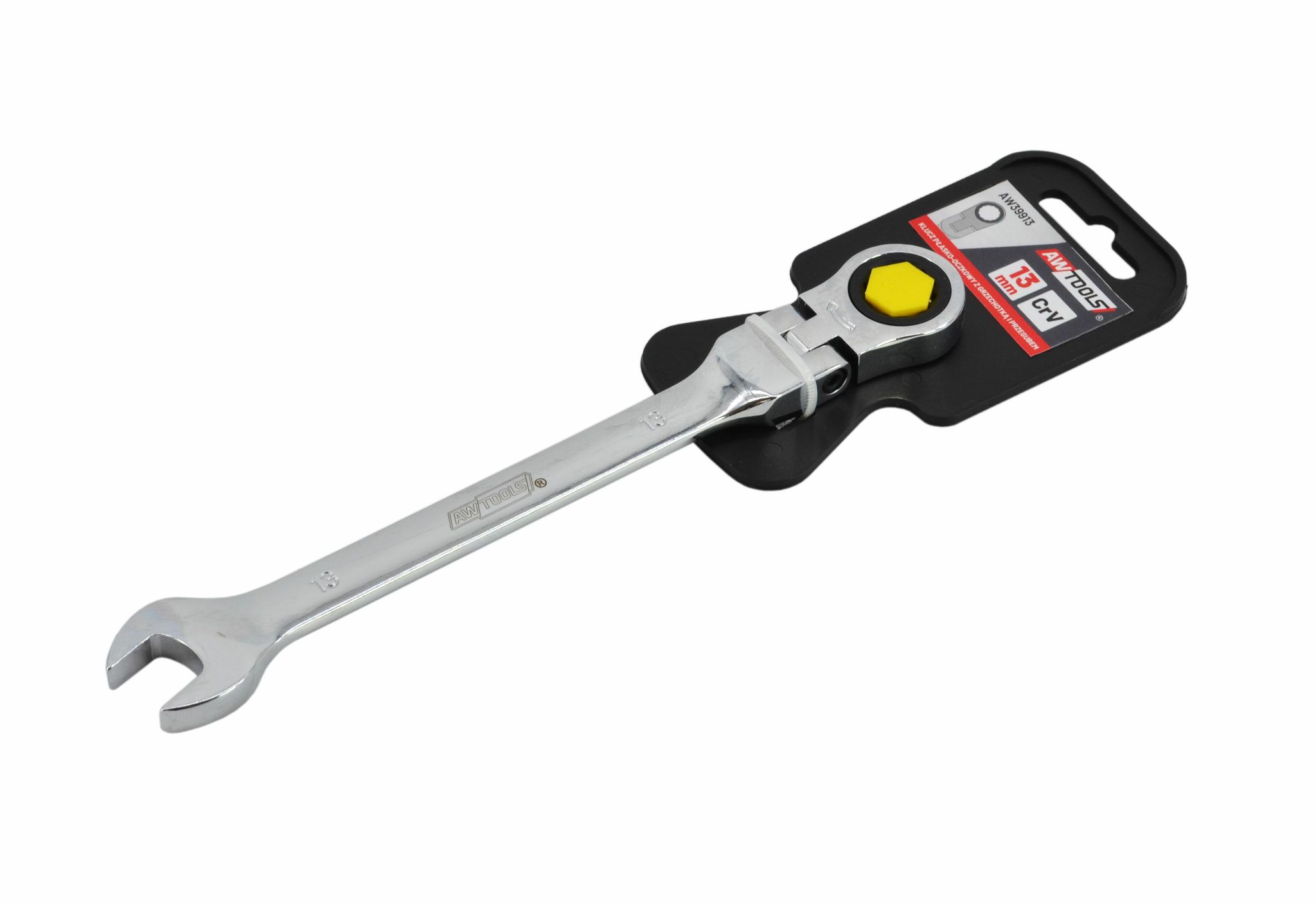 Awtools Klucz Płasko-oczkowy Z Grzechotką Przegubowy 8mm