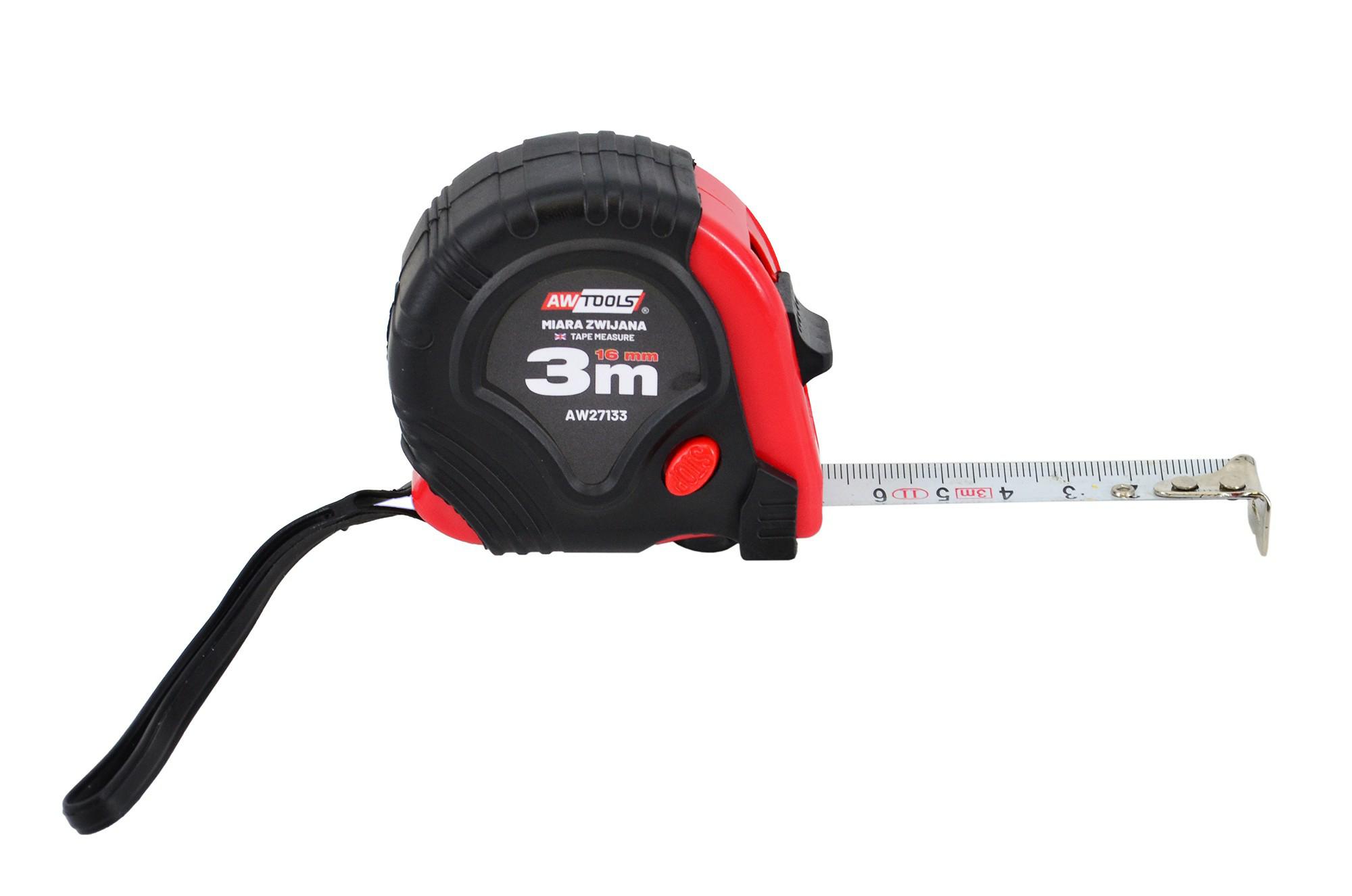Awtools Miara Zwijana Czerwono-czarna 3m X 16mm