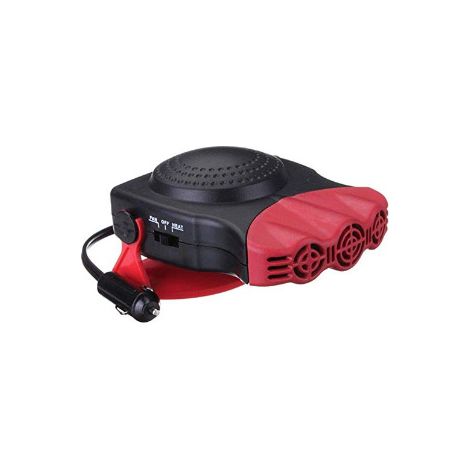 Autoheizung, Schnelle 2-in-1-heizung Und Kühlung, Anti-beschlag, 12 V, 150 W, Zigarettenanzünder Mit 3 Steckdosen, Rot