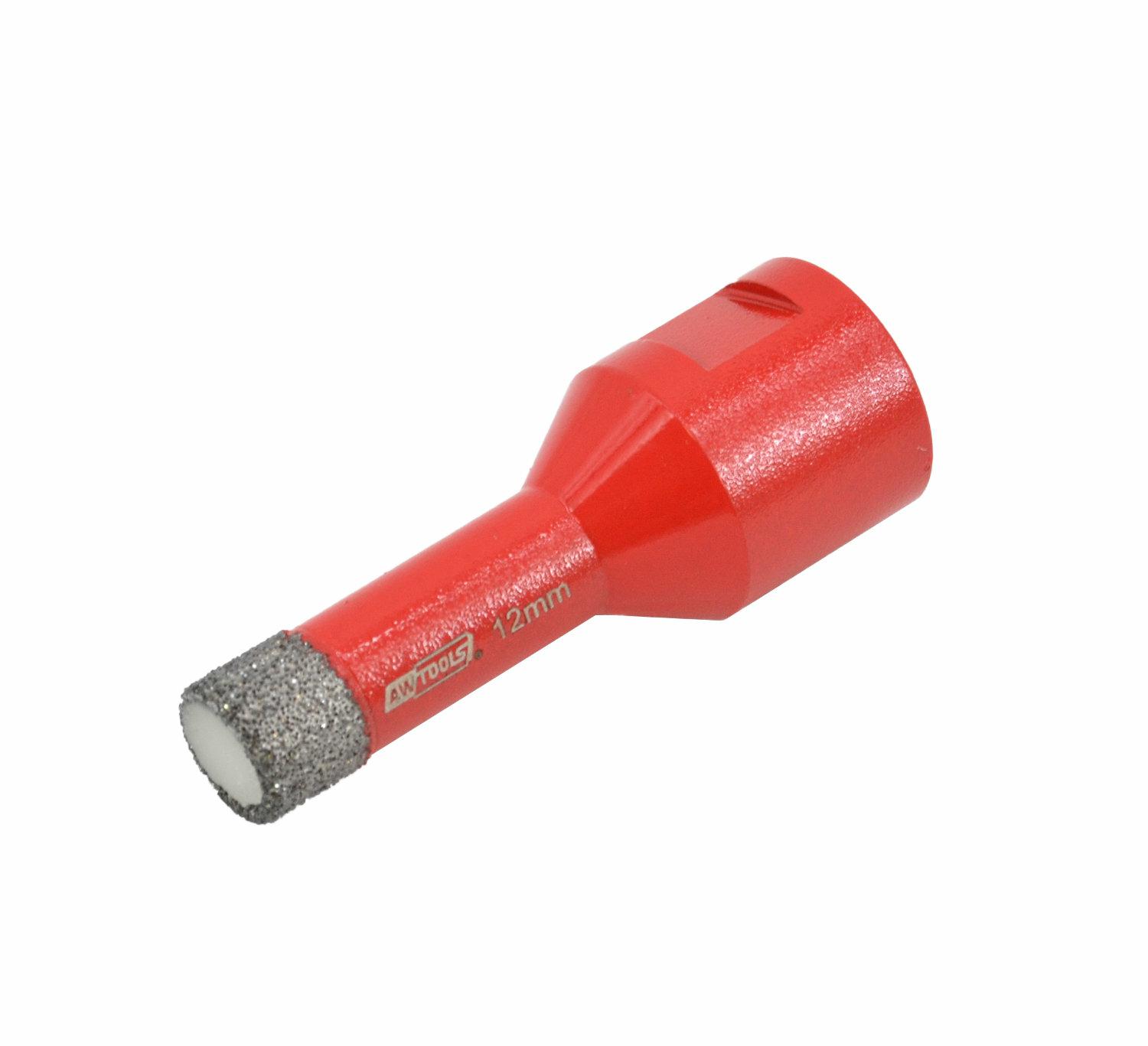 Awtools, M14 8 Mm, Diamantbohrkrone, Zum Präzisen Bohren In Porzellan Und Marmor, Hohe Präzision Ohne Ausbrüche, Professioneller Einsatz, Kompatibelmit Winkelschleifer, Metall