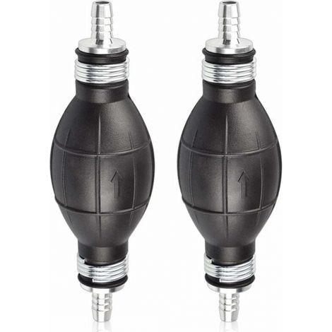 6mm Handpumpe Für Benzin Aus Gummi - Kraftstoffansaugpumpe Für Autos, Motorräder Und Boote (schwarz) - Manuelle Transferpumpe