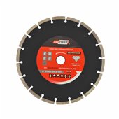Awtools, 115x22,2 Mm, Segmentierte Diamantscheibe, Für Schnelle Schnitte In Beton, Granit Und Ziegel, Effiziente Kühlung, Professioneller Einsatz, Farbe Metallic
