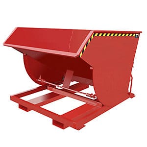 Bauer Kippbehälter BKM 150, lackiert, Feuerrot