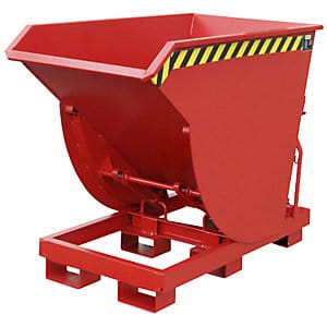 Bauer Kippbehälter BKM 100, lackiert, Feuerrot
