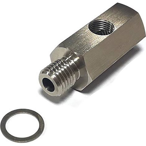 M12x1.5 1/8 Npt Turbo Öldrucksensor T-stück Adapter Autozubehör Aus Edelstahl