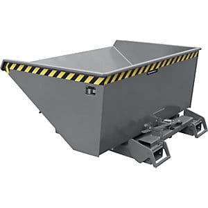 Bauer Kippbehälter 4A 900, lackiert, Mausgrau