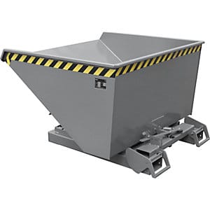 Bauer Kippbehälter 4A 1200, lackiert, Mausgrau