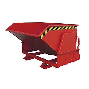 Bauer Kippbehälter BK 100, lackiert, Feuerrot