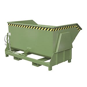 Bauer Kippbehälter BK 150, lackiert, Resedagrün