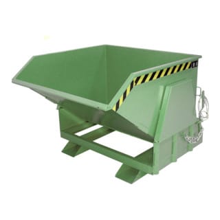 Bauer Kippbehälter BK 100, lackiert, Resedagrün