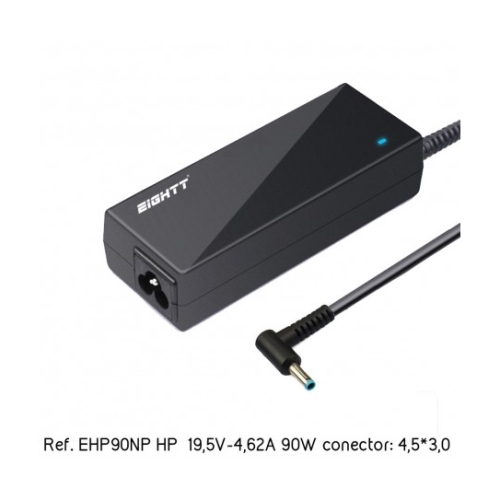 Eightt - Spezifisches Ladegerät Compatible With Hp 19.5v-4.62a 90w 4.53.0 - Blue Tip