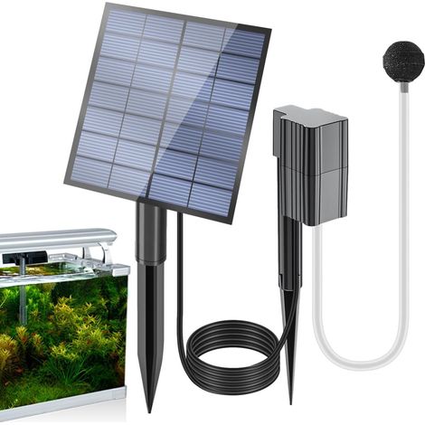 Solarbelüfter Für Teiche, Solarbetriebener Sauerstoffgeber Für Teiche, Solarbetriebene Sauerstoffpumpe Für Teiche